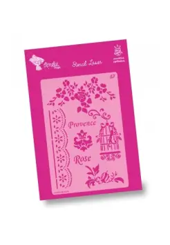 PLANTILLA PARA STENCIL 20X30 CM, PROVENCE ROSE