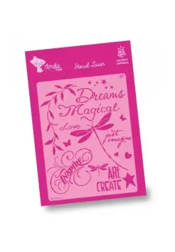 PLANTILLA PARA STENCIL 30X40 CM, DREAMS MAGICAL