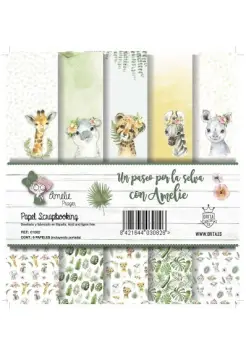 SET DE 6 PAPELES PARA SCRAPBOOKING .