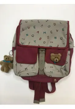 MOCHILA ESCOLAR DISEO DE OSITOS, PARA INFANTIL