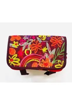 BOLSA TRMICA CON DISEO DE FLORES