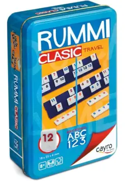 RUMMI CLASIC TRAVEL EN CAJA DE METAL