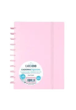 CUADERNO CON HOJAS EXTRAIBLES TAMAO A4 COLOR ROSA