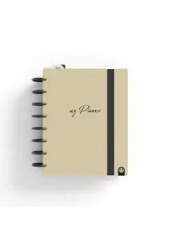 AGENDA MY PLANNER INGENIOX A5 DE 14 MESES. COLOR BEIGE