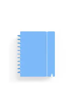 CUADERNO INGENIOX AZUL PASTEL CON RECAMBIO 5X5 MM, TAMAO DIN A5