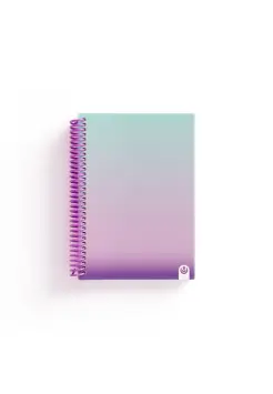 CUADERNO TAMAO A5 VIOLETA CON CUADRICULA 4X4