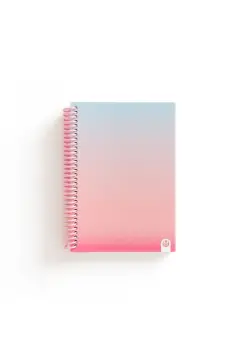 CUADERNO TAMAO A5 ROSA CON CUADRICULA 4X4