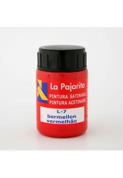 PINTURA ESCOLAR SATINADA BERMELLN 75 ML