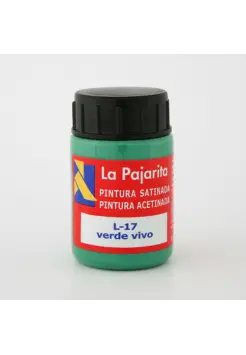 PINTURA ESCOLAR SATINADA VERDE VIVO 75 ML