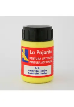 PINTURA ESCOLAR SATINADA AMARILLO LIMN 75 ML