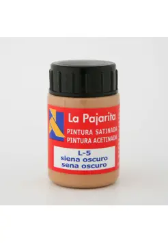 PINTURA ESCOLAR SATINADA SIENA OSCURA 75 ML