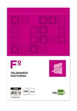 TALONARIO DE FACTURAS TAMAO FOLIO SIMPLE