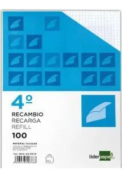 RECAMBIO TAMAO CUARTO LISO CON 6 TALADROS