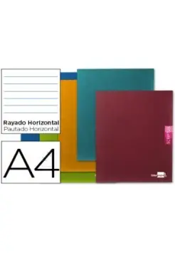 CUADERNO 1 RAYA HORIZONTAL, TAMAO FOLIO CON GRAPA