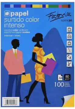 RECAMBIO DE FOLIOS DIN A4 COLORES VIVOS