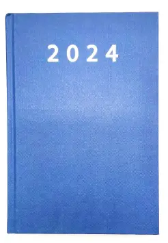 AGENDA 2024 PRAXIS DA PGINA COLOR AZUL, TAMAO CUARTO