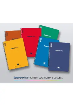 CUADERNO PAUTA 2,5 MM TAPA DURA, TAMAO FOLIO CON ESPIRAL