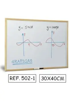 PIZARRA BLANCA 40 X 30 CM