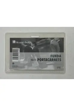 FUNDA PORTACARNETS 90 X 55 MM