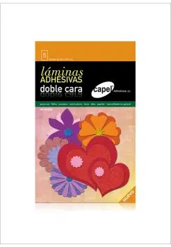 LMINA ADHESIVA DIN A4 DE DOBLE CARA 29 X 21 CM, PACK 5 UNIDADES