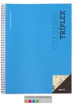 CUADERNO TRPLEX PARA PROFESORADO, TAMAO FOLIO