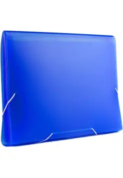 CARPETA CLASIFICADORA CON FUELLE, AZUL MARINO