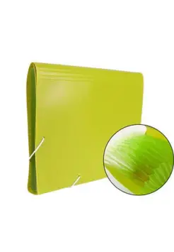 CARPETA CLASIFICADORA FUELLE FOLIO VERDE