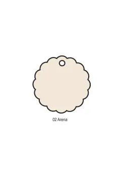 ETIQUETA REDONDA 5X5CM ARENA PACK DE 50 UNIDADES