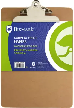 CARPETA DE MADERA CON CLIP TAMAO FOLIO