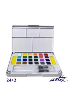 CAJA DE 24 ACUARELAS POCKETBOX ARTIST CON PINCEL