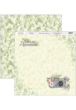 PAPEL PARA SCRAPBOOKING 30X30 CM LIFES AN ADVENTURE