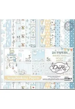 KIT DE PAPEL PARA SCRAPBOOKING 30X30 CM 