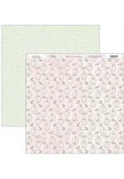 PAPEL SCRAPBOOKING 30X30 CM COMUNIN NIA, TOPOS Y FAROLES