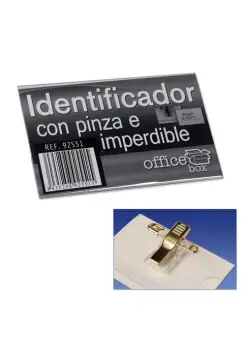 IDENTIFICADOR CON PINZA E IMPERDIBLE 9X5,8CM