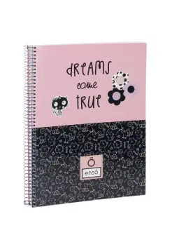 CUADERNO CUADROS 5 MM 120 HOJAS, DREAMS COME TRUE