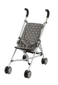 SILLA DE PASEO EN COLOR GRIS CON ESTRELLAS