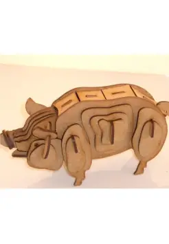 MAQUETA 3D CERDO