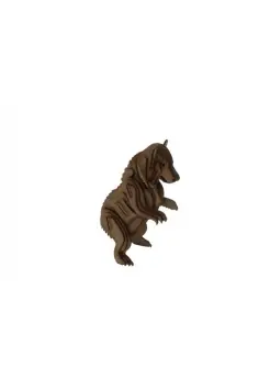 MAQUETA 3D OSO PARDO