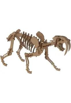 MAQUETA 3D DINOSAURIO SMILODON POCKET