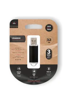 PENDRIVE 32GB, COLOR NEGRO