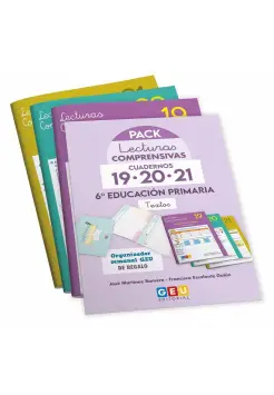 PACK LECTURAS COMPRENSIVAS 19, 20 Y 21+ ORGANIZADOR SEMANAL