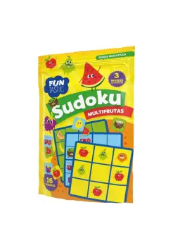 SUDOKU MULTIFRUTAS, 3 NIVELES DE DIFICULTAD