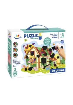 PUZZLE MGICO LA GRANJA. 24 PIEZAS X 2