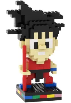 GOKU. FIGURA PARA CONSTRUIR. 224 PIEZAS