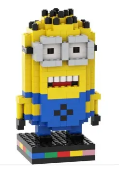 MINION. FIGURA PARA CONSTRUIR. 286 PIEZAS