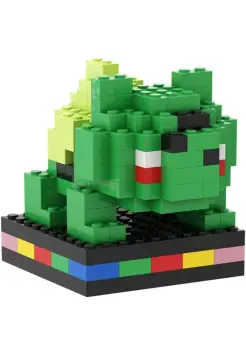 BULBASUR. FIGURA PARA CONSTRUIR. 130 PIEZAS