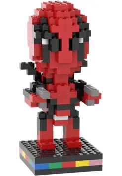 DEATHPOOL, FIGURA PARA CONSTRUIR. 186 PIEZAS