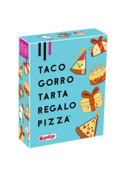 TACO GORRO TARTA REGALO PIZZA. JUEGO DE CARTAS