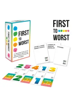 FIRST TO WORST. JUEGO DE CARTAS COOPERATIVO