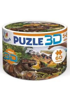 PUZZLE 3D DINOSAURIOS 60 PIEZAS